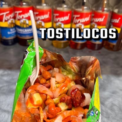 Tostilocos in the bag